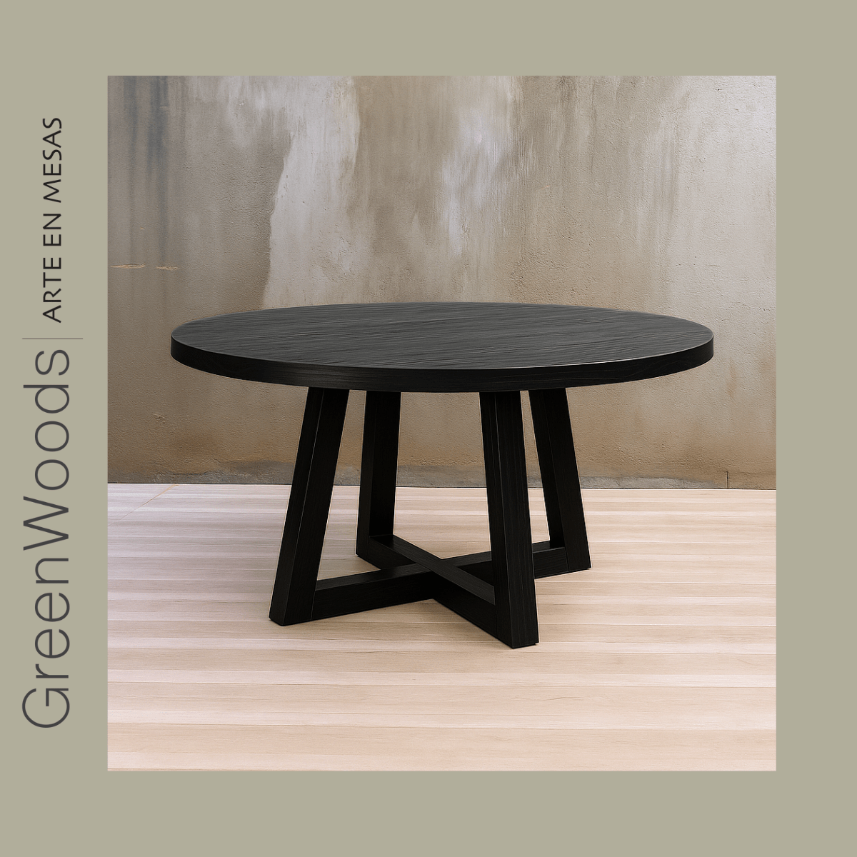 Mesa redonda Napoles en madera lenga - Mesas | Greenwoods Chile